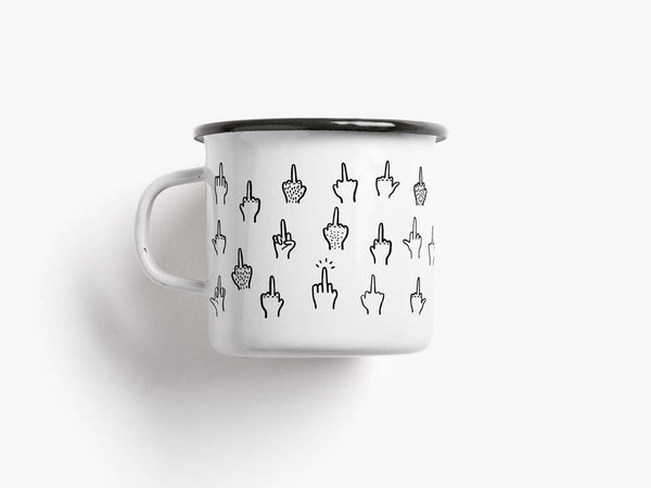 Tasse en émail - F*&k You