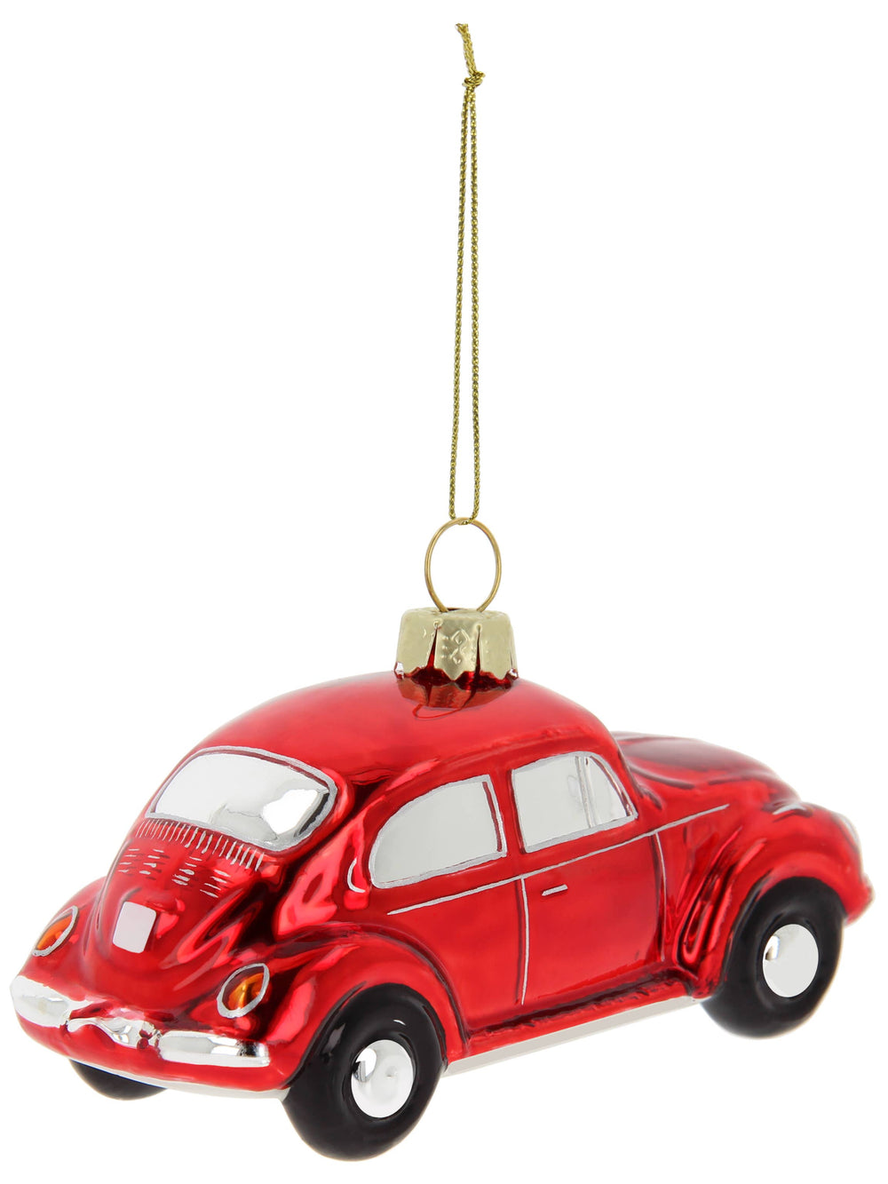 Red VW Beetle Christmas Decoration