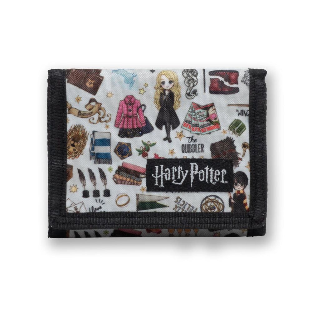 Portefeuille Harry Potter Sketch en nylon à trois volets