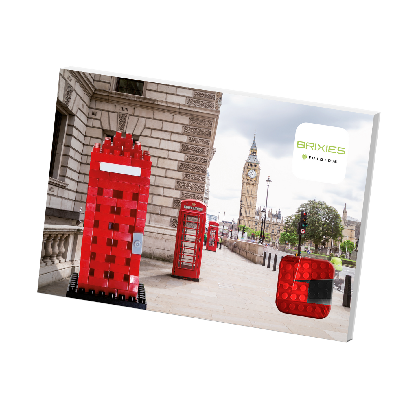 BRIXIES Cabine téléphonique rouge