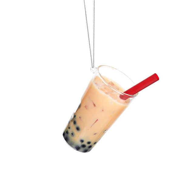 Pallina di Natale a forma di bubble tea