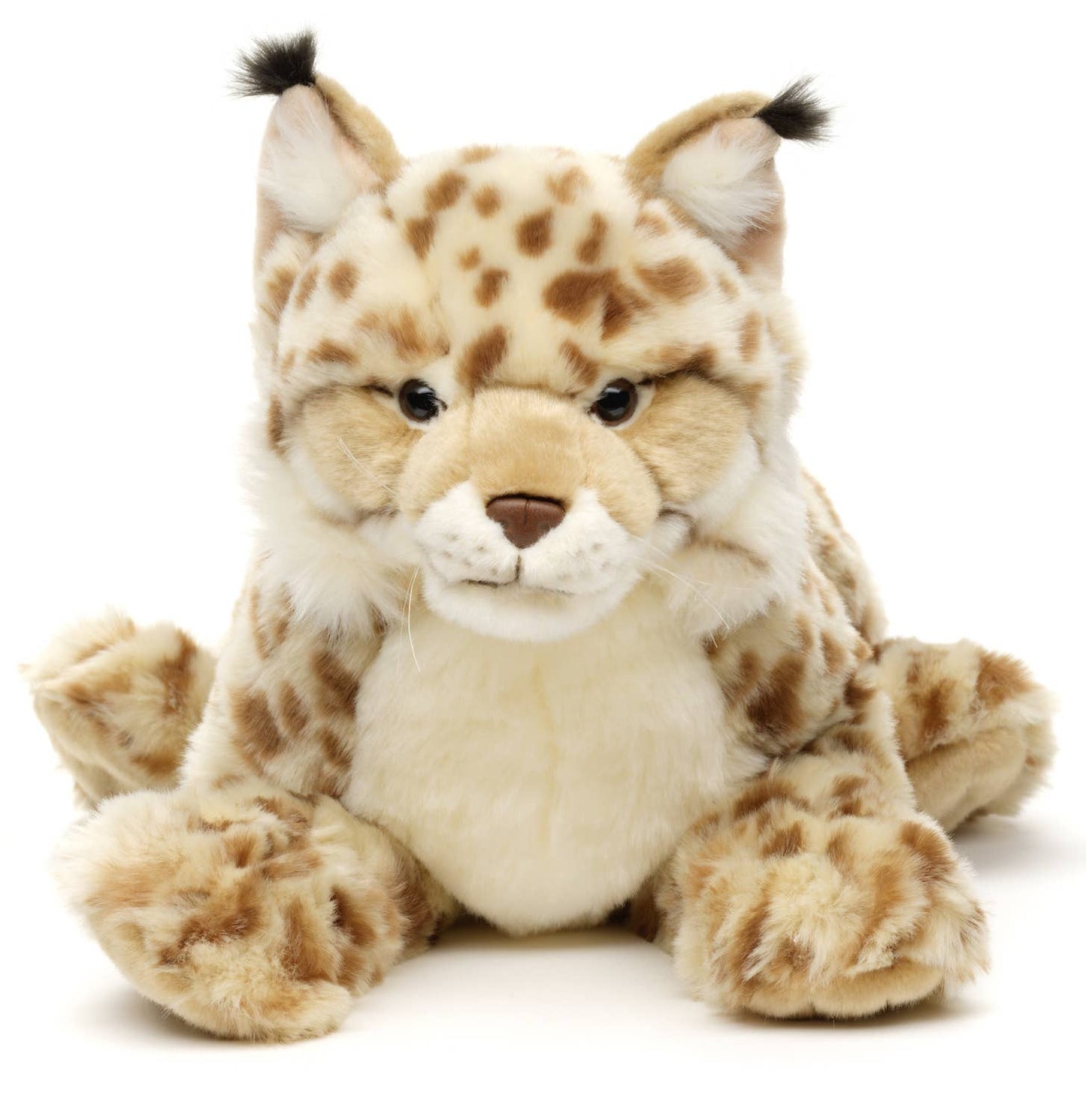 Peluche de lince acostado