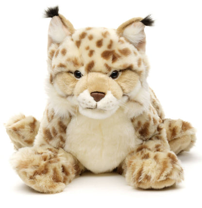Peluche de lince acostado