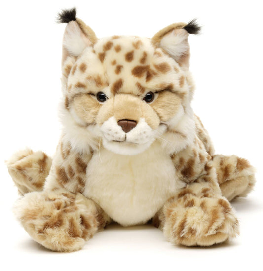 Peluche de lince acostado