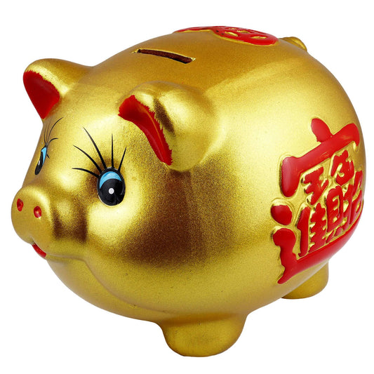 Gouden Geluksspaarvarkentje
