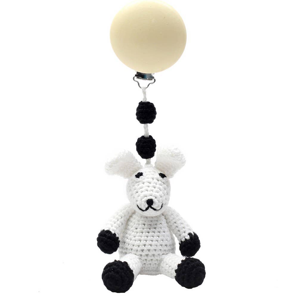 Konijnenkinderwagenhaak - Wit