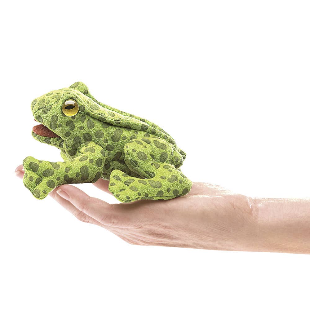 Marionnette à main Mini Grenouille 2761/ Mini Grenouille Folkmanis réaliste