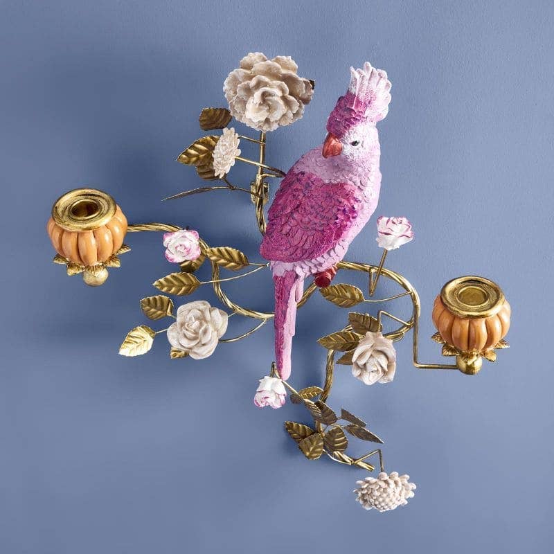 Applique Parrot, arancione/rosa