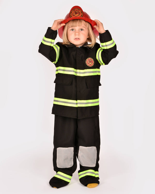Déguisement de pompier Den Goda Fen 4-6 ans, taille 110-116, 4 pièces