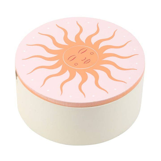Boîte de rangement à bijoux avec motif Soleil