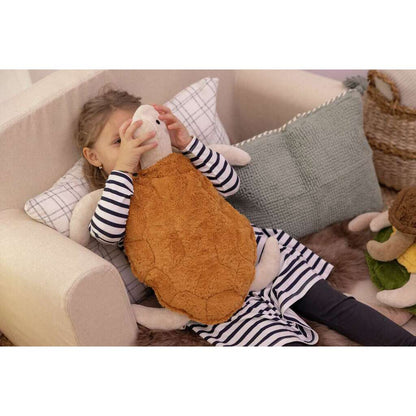 Pluche schildpad - Messing