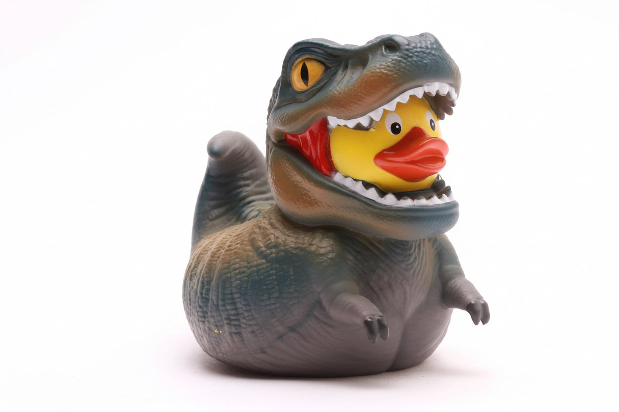 Canard Dinosaure T-Rex Gris