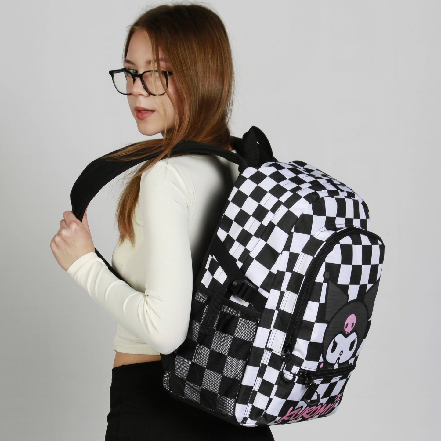 Sanrio Kuromi B and W-Sac à dos Fight FAN 2.2