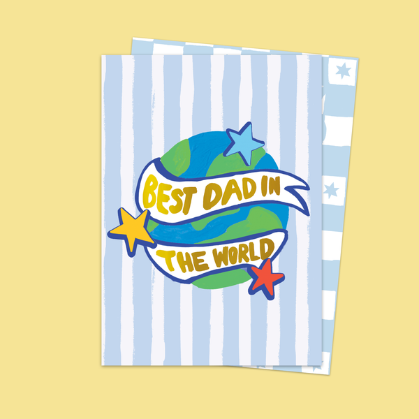 Tarjeta del mejor papá del mundo
