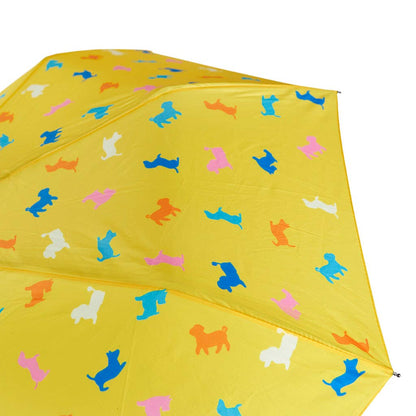 Children's umbrella, Puppymbrella, yellow, with cover, nylon