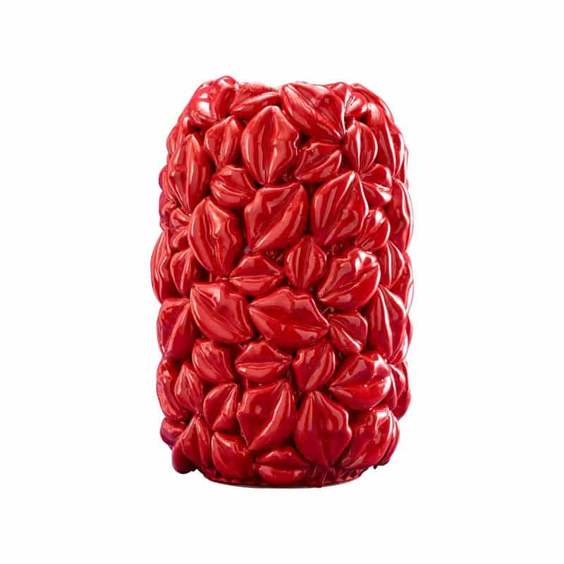 Vase Lèvres Rouges