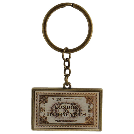 Porta-chaves em metal - Harry Potter (Bilhete de Londres para Hogwarts)