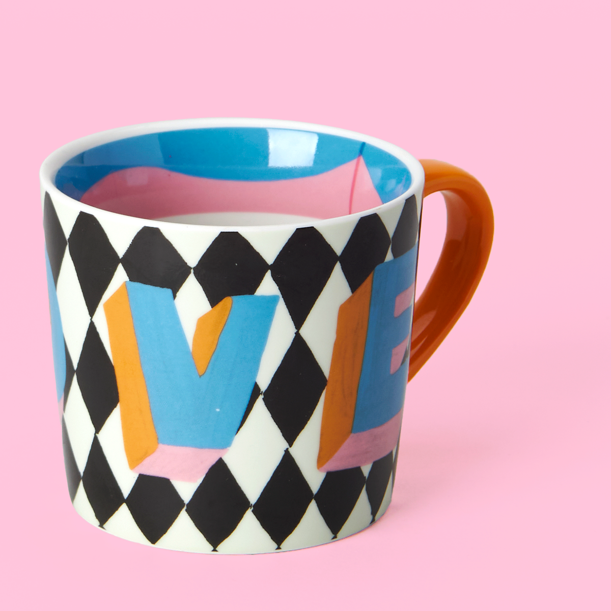 Taza Arlequín "AMOR"