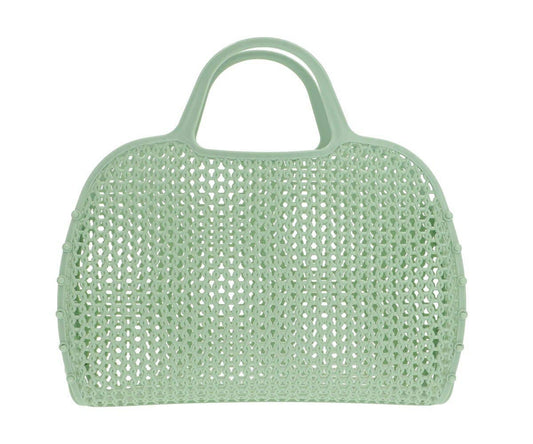 Bolso retro vintage verde salvia