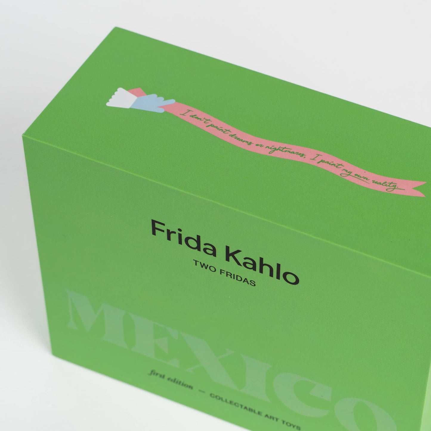 Conjunto de duas estatuetas colecionáveis ​​de Frida Kahlo - Oferta da artista mexicana Kahlo