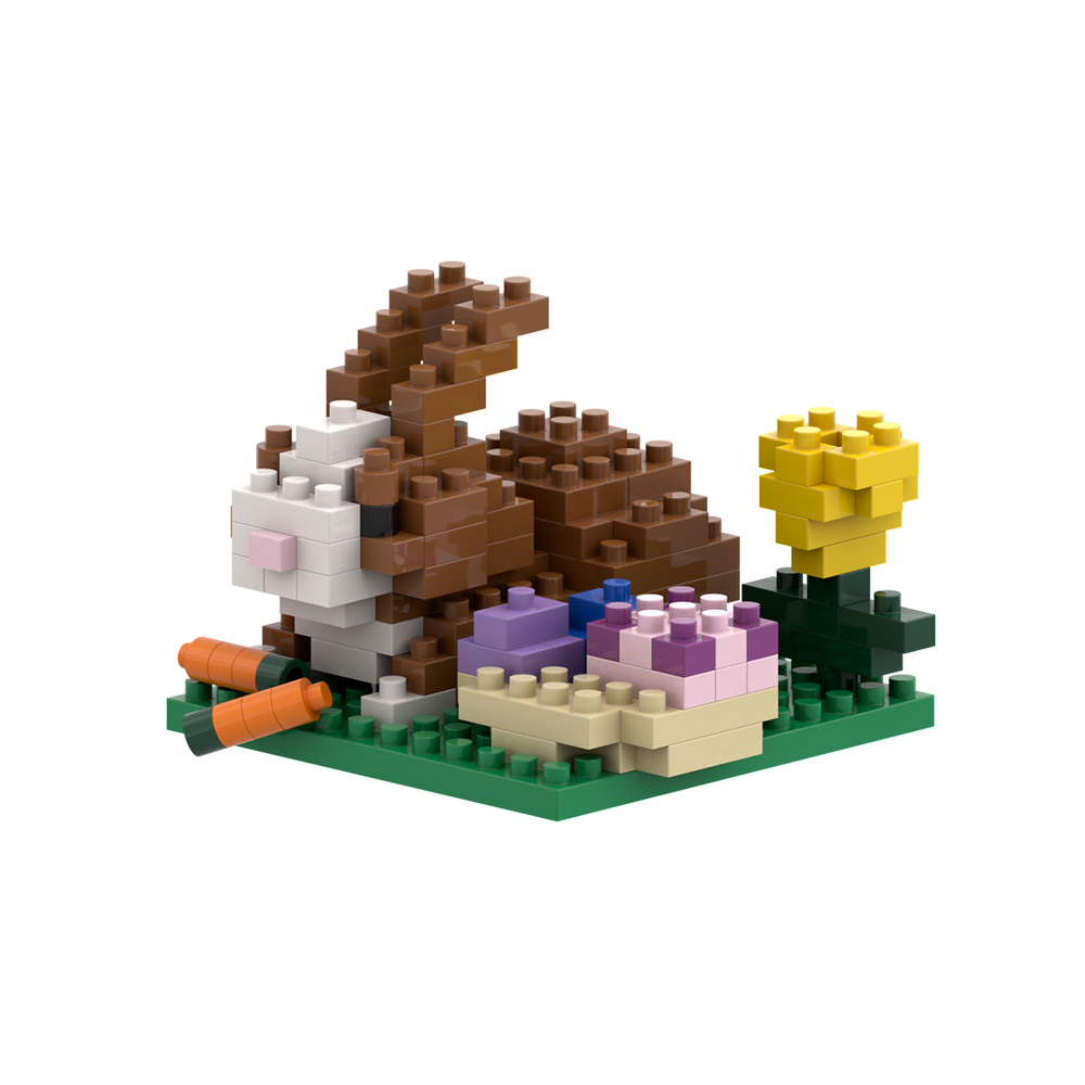 Carte Postale BRIXIES Lapin de Pâques