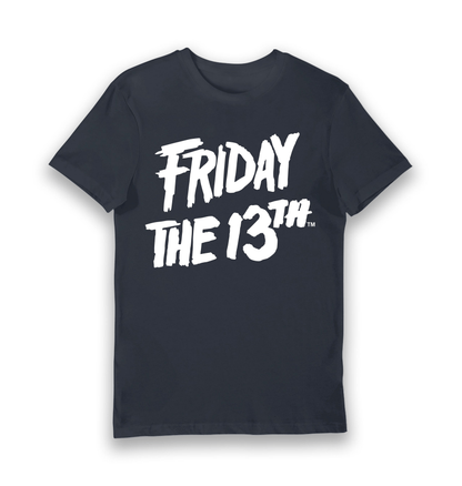 T-shirt adulte Friday the 13th texte géant