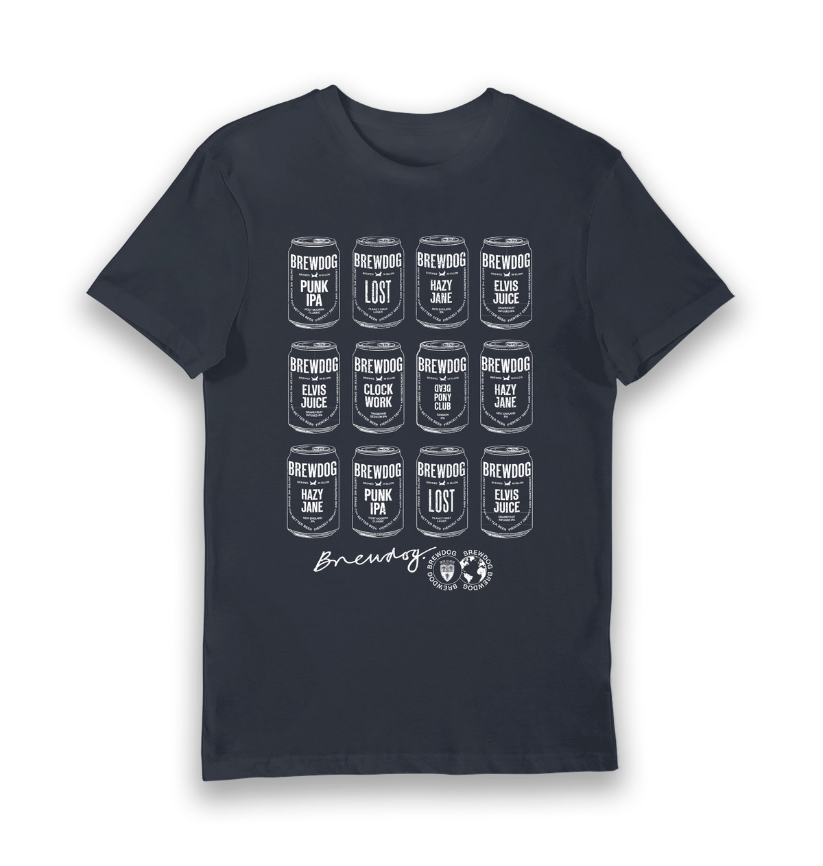 T-shirt adulte BrewDog Outline Cans