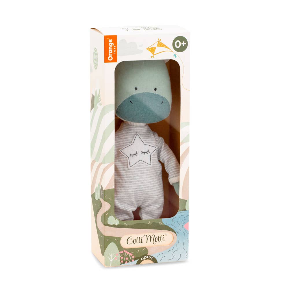 Peluche de algodón, Cotti Motti, Andy el dragón - 29cm - 0+