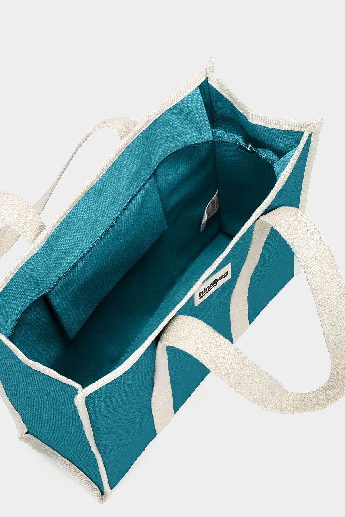 Sac cabas Oscar Bleu paon