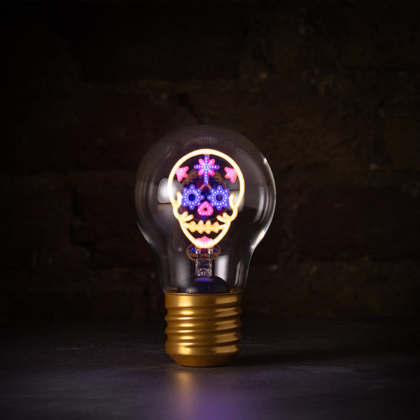 Cordless Calavera Lightbulb
