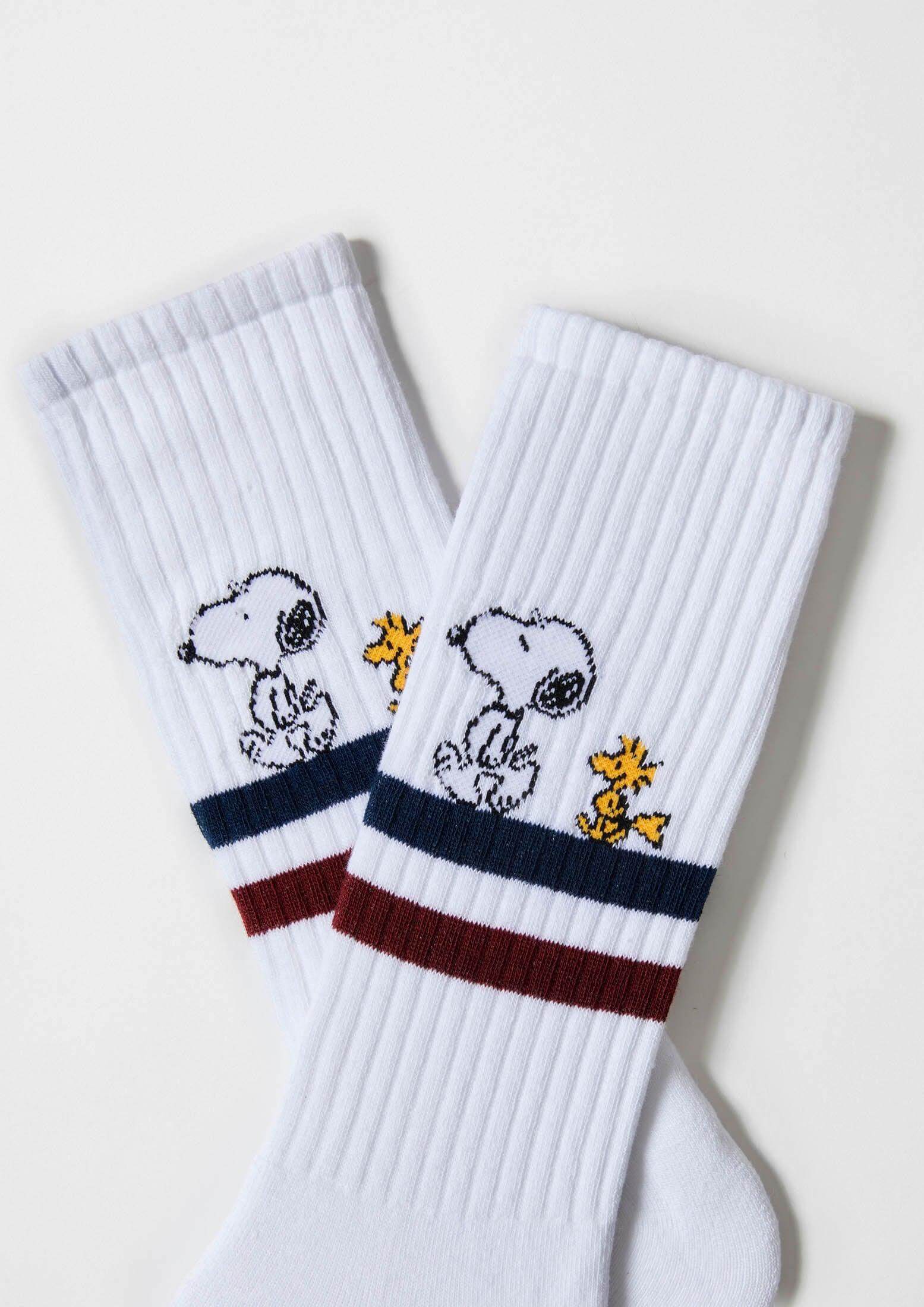 Chaussettes de sport BeSnoopy Stripes Blanc