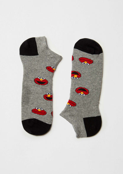 BeSesameStreet Elmo Grey Ankle