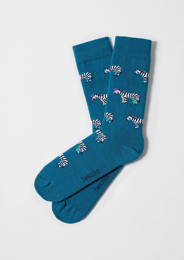 Chaussettes BeZebra Vert – Besocks