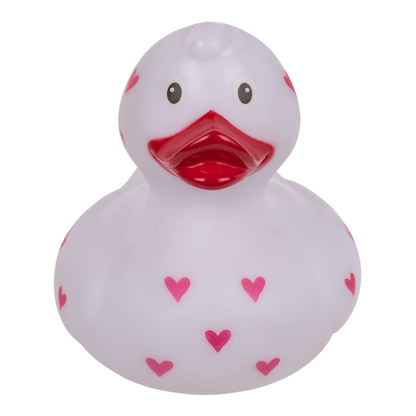 Canard amoureux coeur de bain Out of the Blue