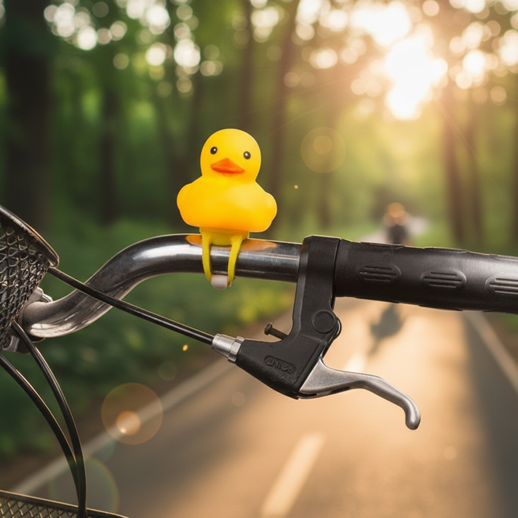 Pato amarillo para el manillar