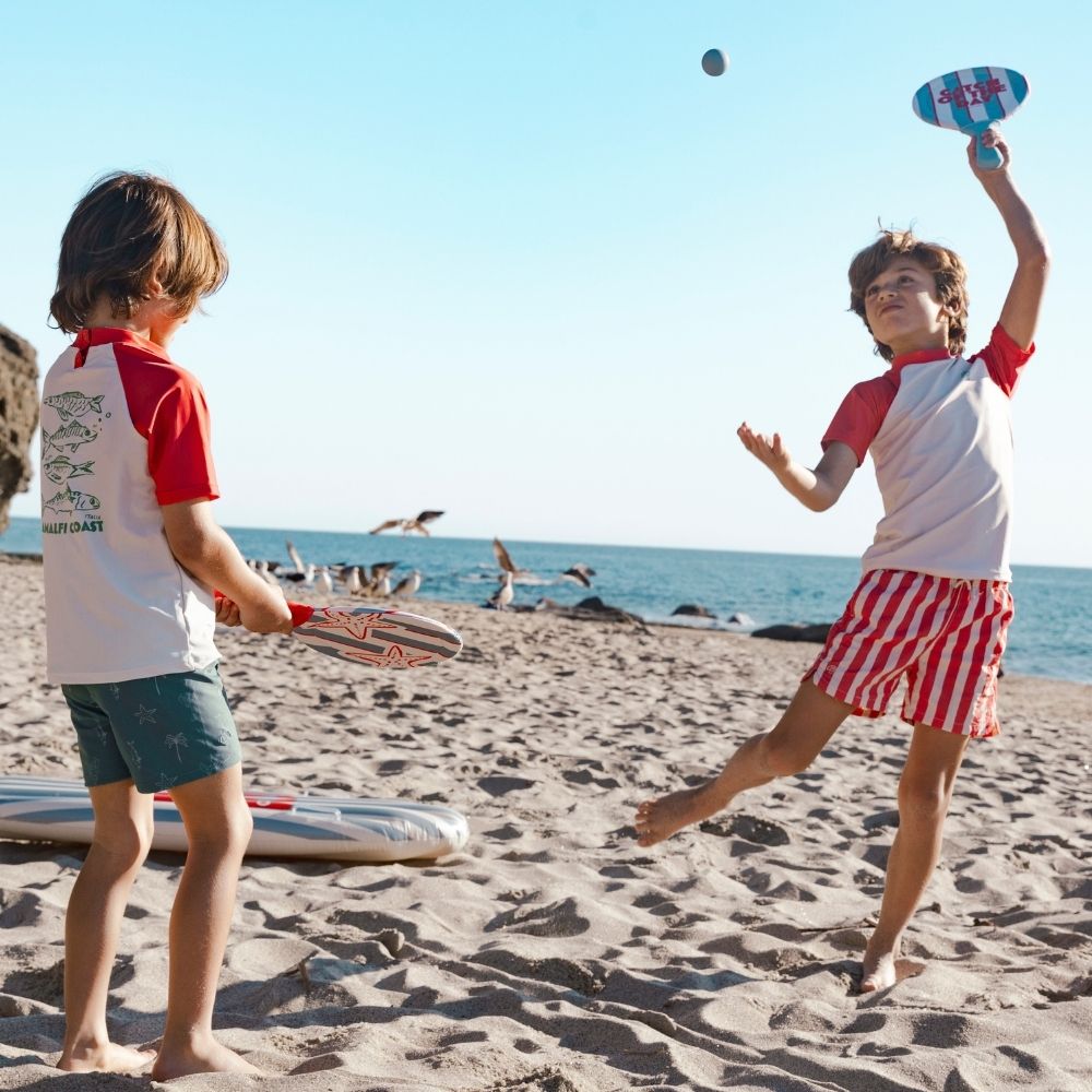 Beach Tennis Set - Multicolored - Catch Of The Day