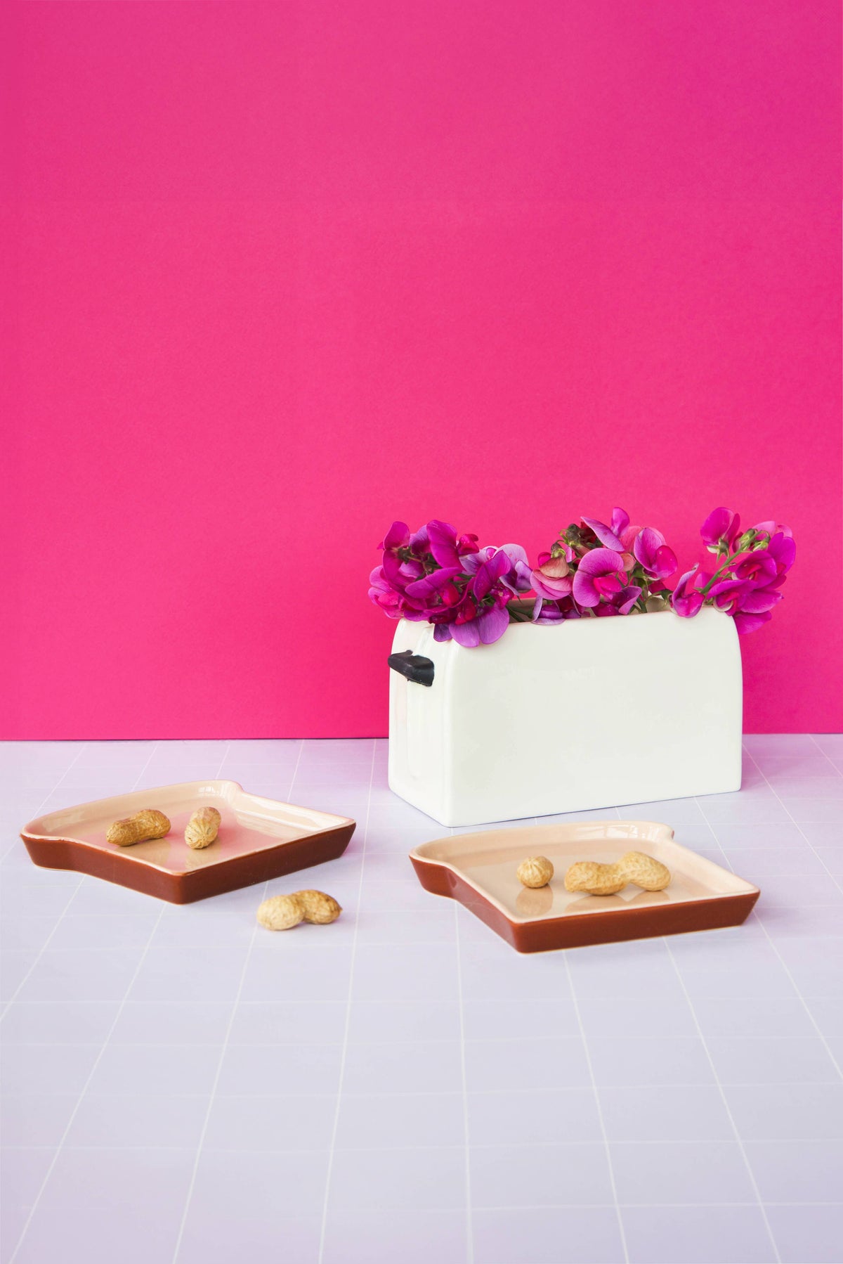 Set di due piatti per toast