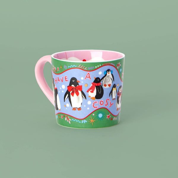 クリスマスペンギンマグカップ