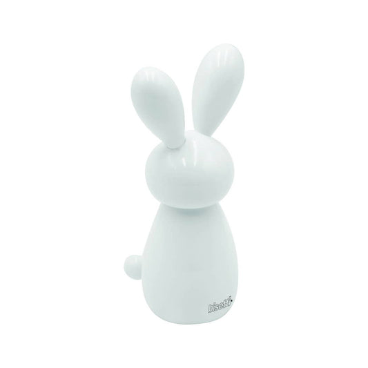Moulin à épices Lapin "Benny" en hêtre laqué blanc brillant