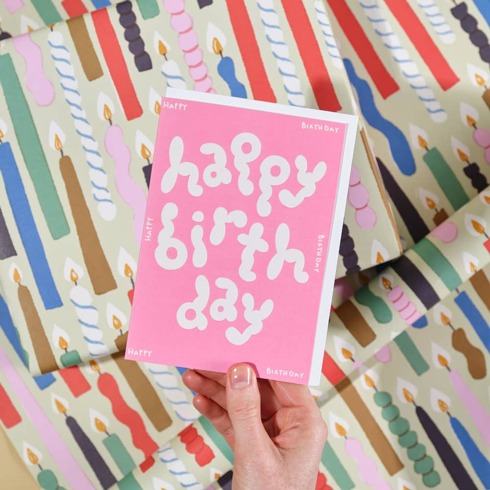 Carte d’Anniversaire « Happy Birthday »