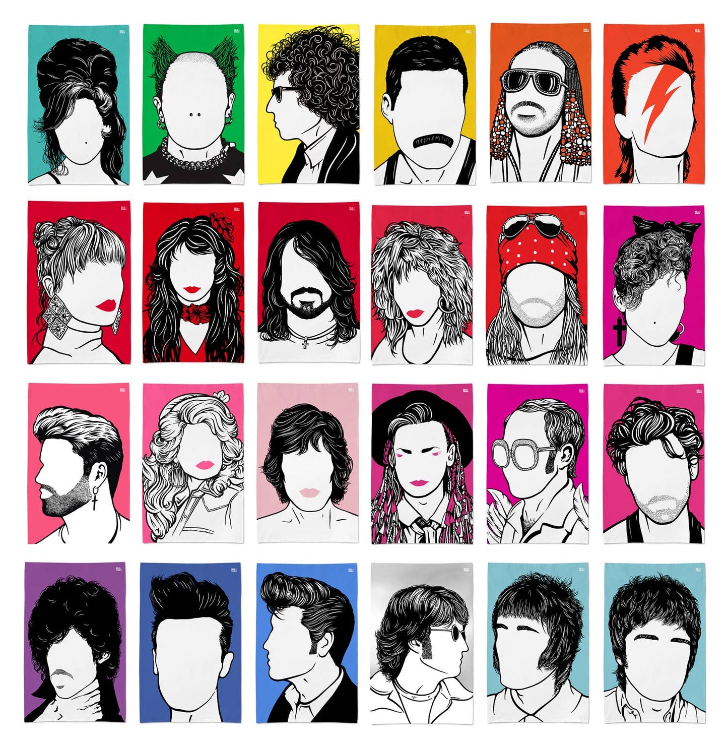 The Beatles “John Lennon” tea towel