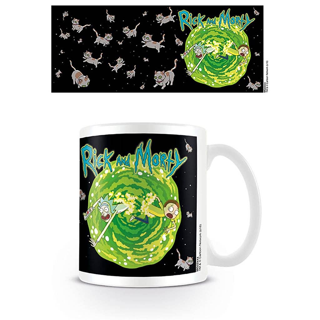 Mug Rick & Morty – Dimension du chat flottant