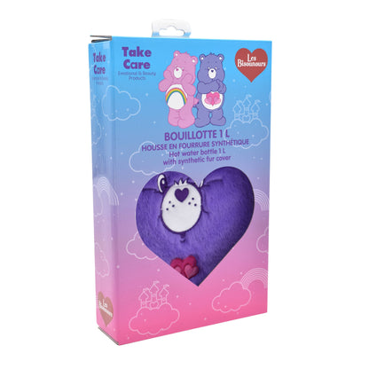 Bolsa de agua caliente con funda de Ositos Cariñositos, para terapia de calor, agua caliente, goma, fría, invierno, niño, adulto