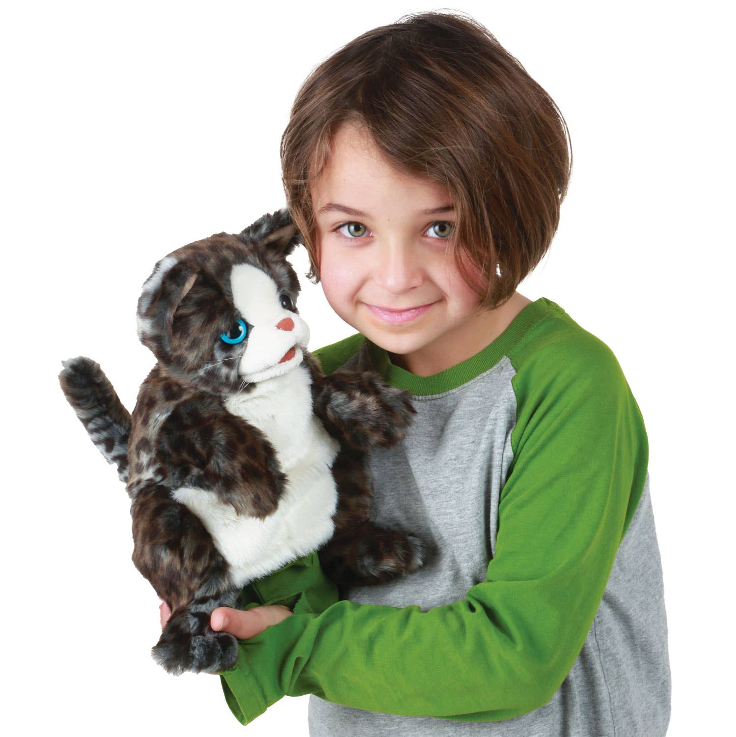 Marionnette à main Wildcat Baby/Wildcat Kitten 3205 Folkmanis réaliste