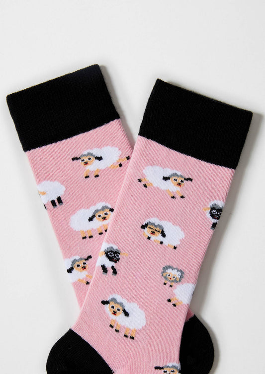 BeSheep Rose - 100% Organic Cotton Socks