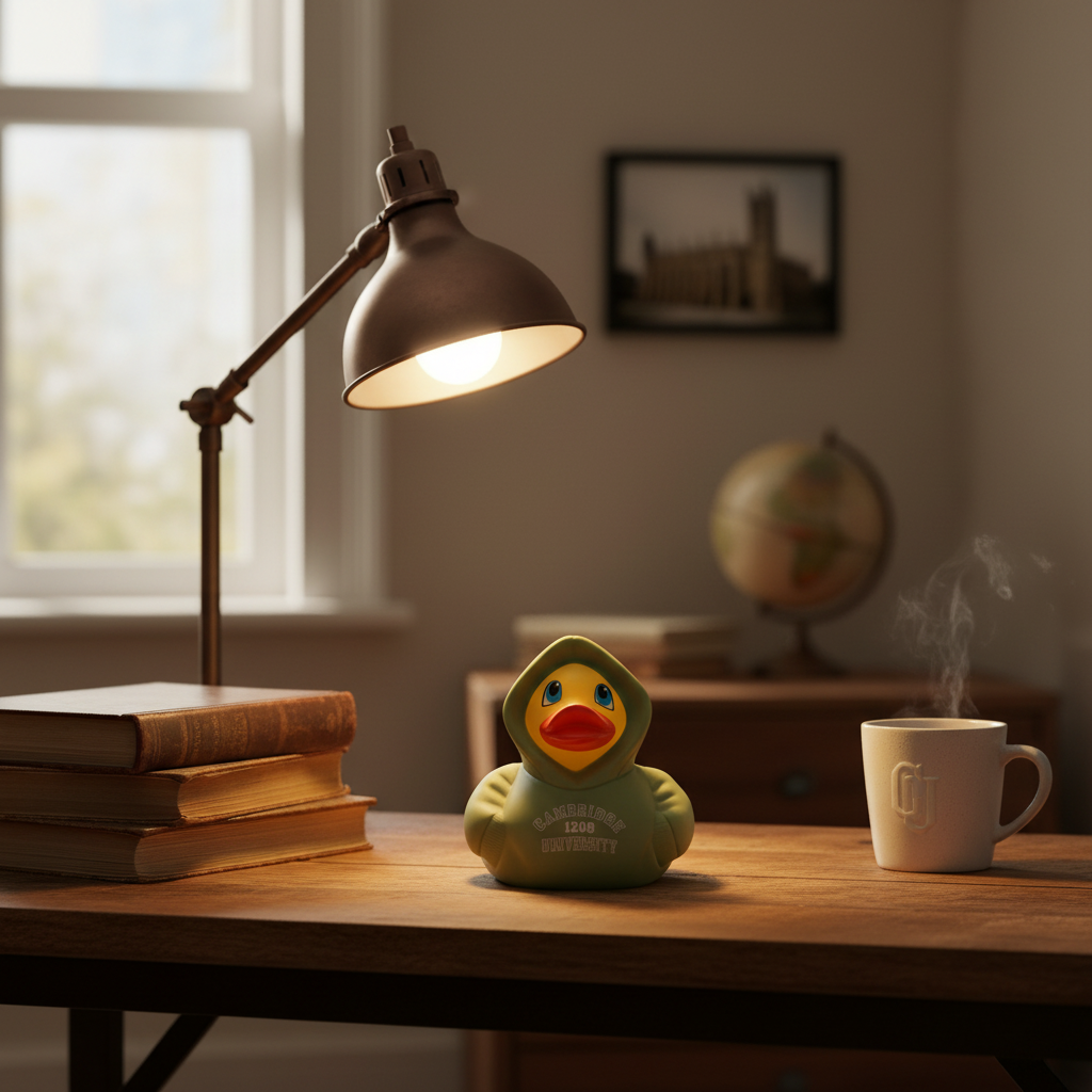 Felpa con cappuccio Duck University Cambridge - Verde