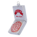 Pizza Box Glass Christmas Ornament, 13.5 cm