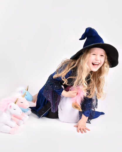 Robe de sorcière et chapeau 116 cl 5-6 ans