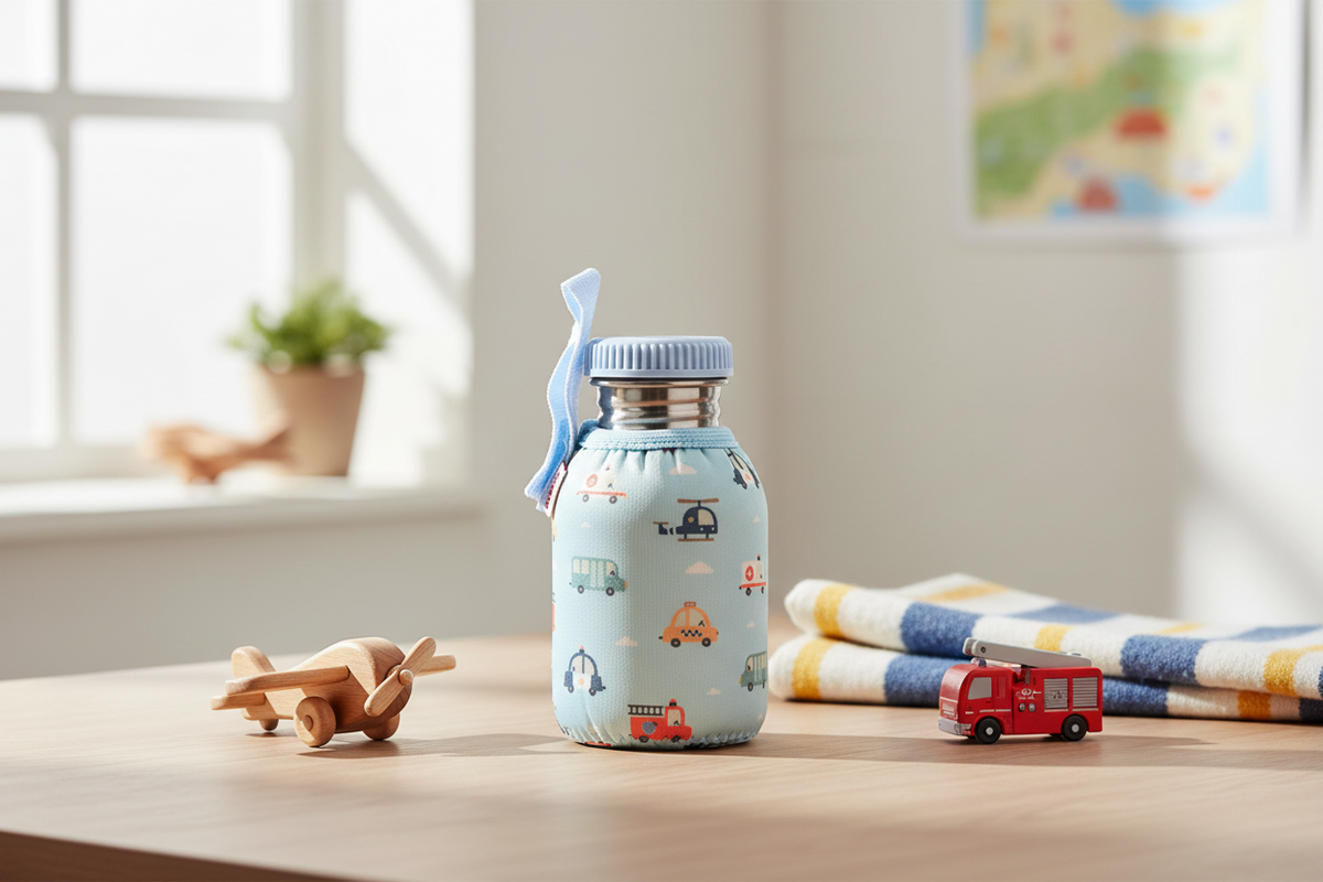 Bouteille en Acier avec Housse Voitures de Ville 350 ml