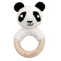 Sonaglio ad anello in legno - Panda